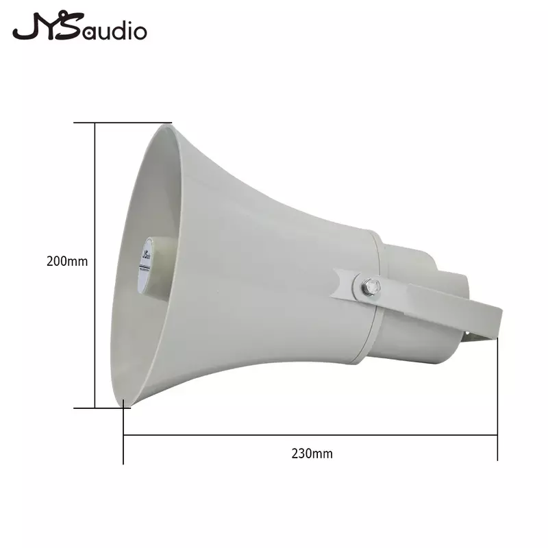 IP66 Waterproof Horn Outdoor Speaker Public Address System Music Power Long Distance Sound Transmission Sun Protection Material