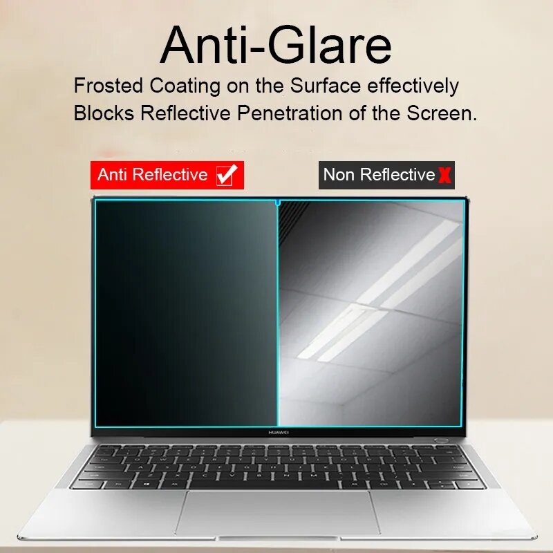 Protetor de Tela Anti-Spy para Huawei MateBook, Filme Anti-Peep, Filtro de Privacidade, D14, D15, X Pro, 14.2, 14S, MagicBook 13, 14, 15, 16