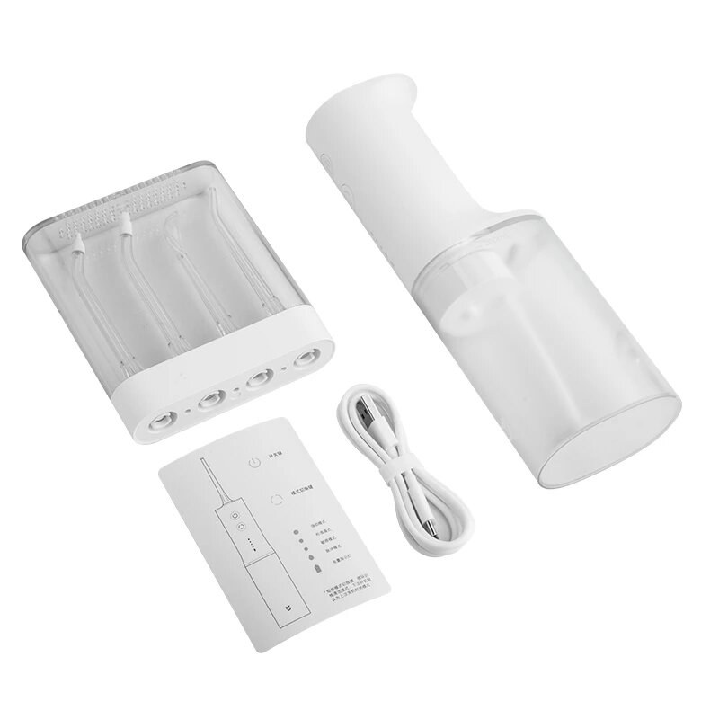 Xiaomi Mijia irigator Oral portabel, MEO701 gigi ultrasonik Flusher Oral pembersih gigi