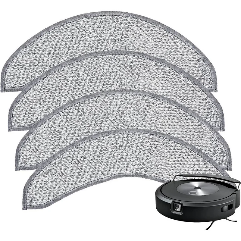 Almohadillas de fregona de repuesto para iRobot Roomba Combo J7 +, accesorios de almohadilla de fregado de microfibra reutilizables, paquete de 6