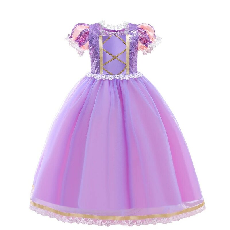 Kids Cosplay Princess Dress For Girls Long Sleeve Halloween Costumes Girl Carnival Christmas Party Dresses Children Clothes