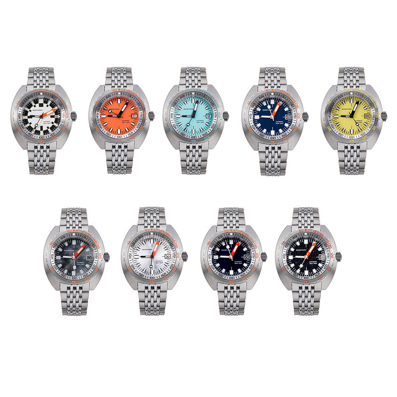 Top Brand Diver Horloge Mannen SUB300T Automatische Mechanische Sapphire Glas Lichtgevende Datum 200M Turn Armband Seestern Horloge Retro V2