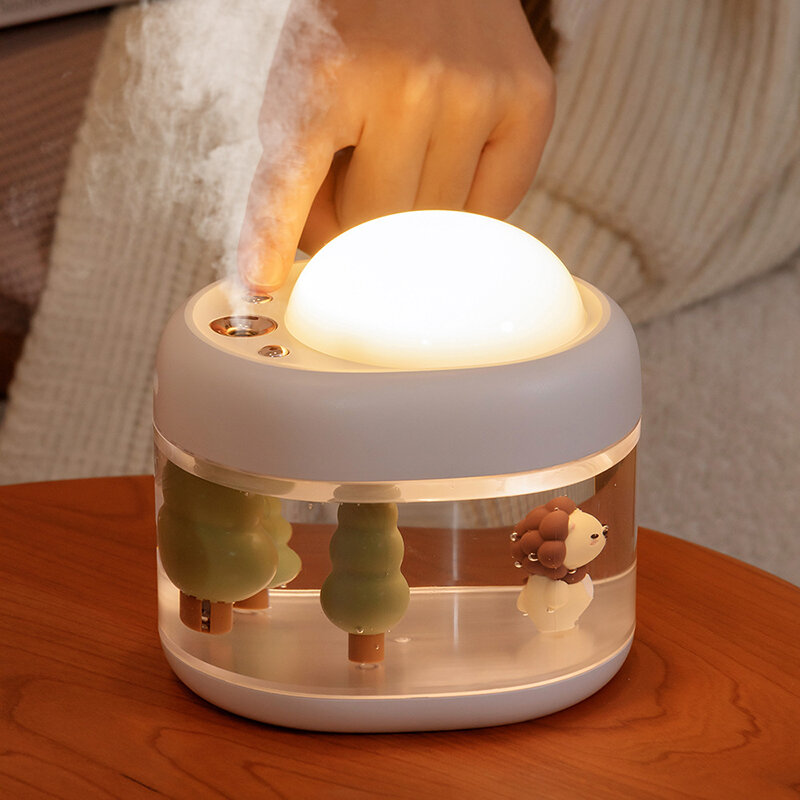 Cool Mist Humidifier Night Light Baby Projector with 3 Films 360 Degree Rotating Star Projector for Kids Children Birthday Gifts