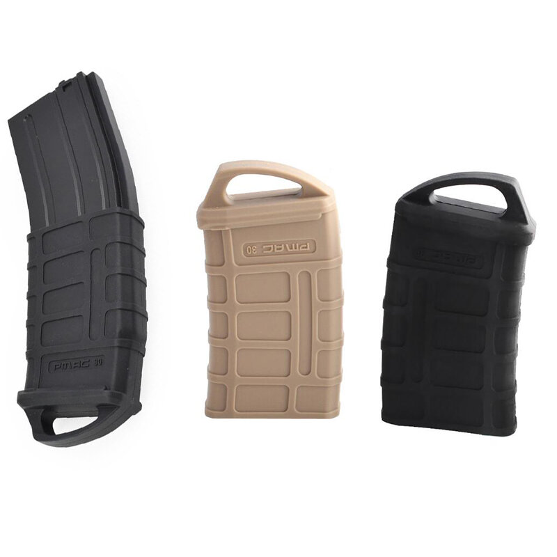 Tactical Magazine Rubber Holster M4 M16 Fast 5.56 Mag Bag Sleeve Rubber Slip Hunting Accessories Cover Gun Airsoft Cartridge