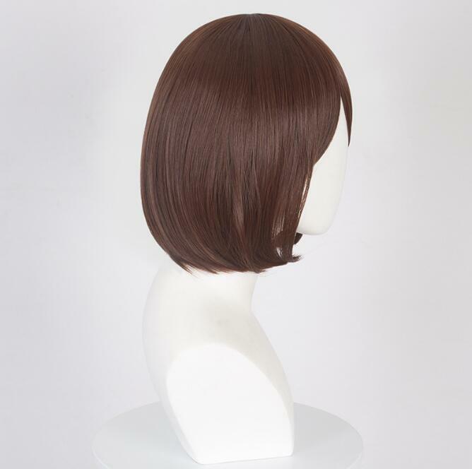 Парик Ieiri Shoko для косплея, волокнистый синтетический парик аниме ююютсу кайсен2, парик для косплея из темно-коричневых коротких волос, парик ююютсу кайсен