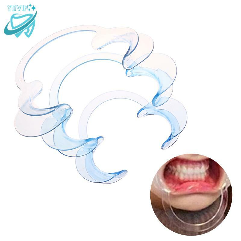 1 Stuks Tandheelkundige C-Vorm Wangretractor Tanden Bleken Mondopener Mondspreider Lipvorm Opener Tandarts Orthodontisch Gereedschap