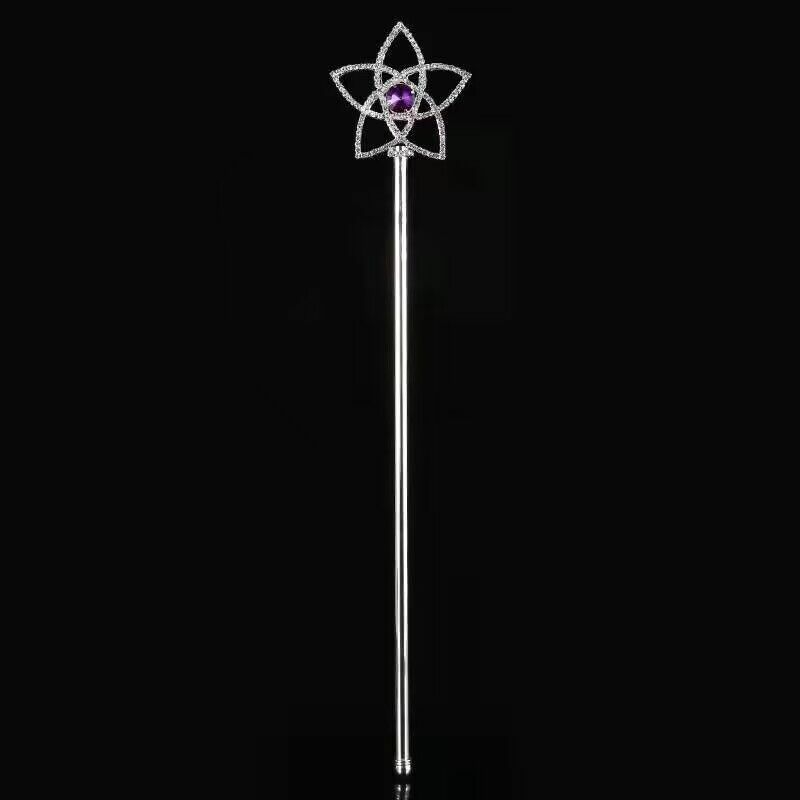 Party Star Rhinestone Scepter Princess Stick Fairy Wand Cosplay Party Props