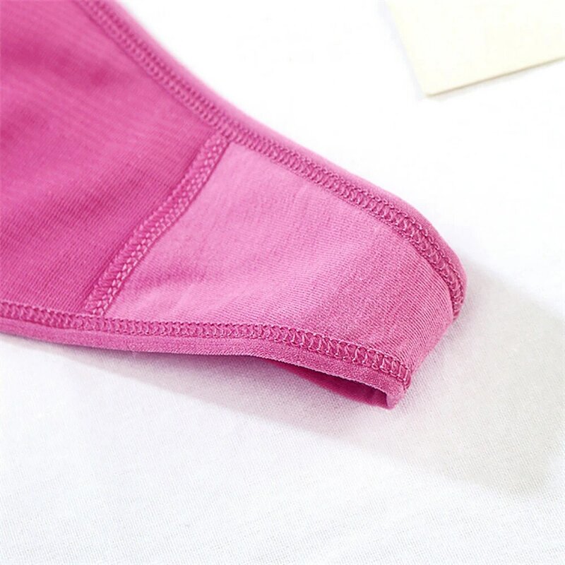 Celana dalam G-String wanita, dalaman renda ikat pita pinggang rendah bernafas untuk perempuan