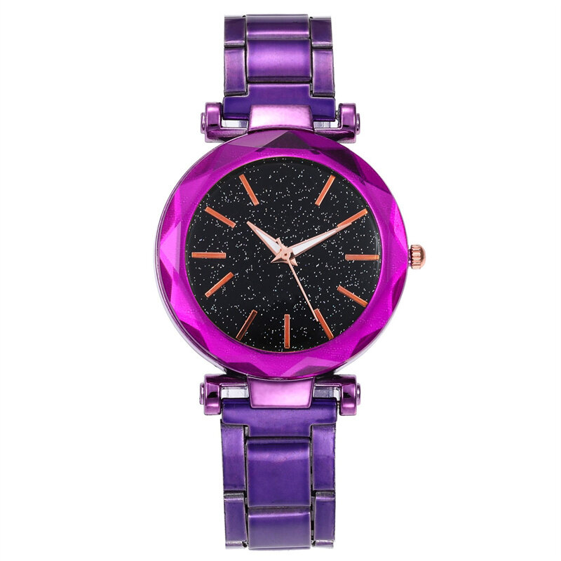 Лидер продаж, цветные кварцевые часы со стальным браслетом для девочек