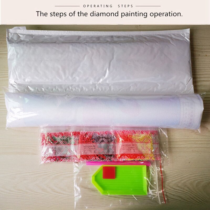 Pittura diamante rotondo fai da te Set di pittura diamante squisito caffè e pittura diamante modello rosa