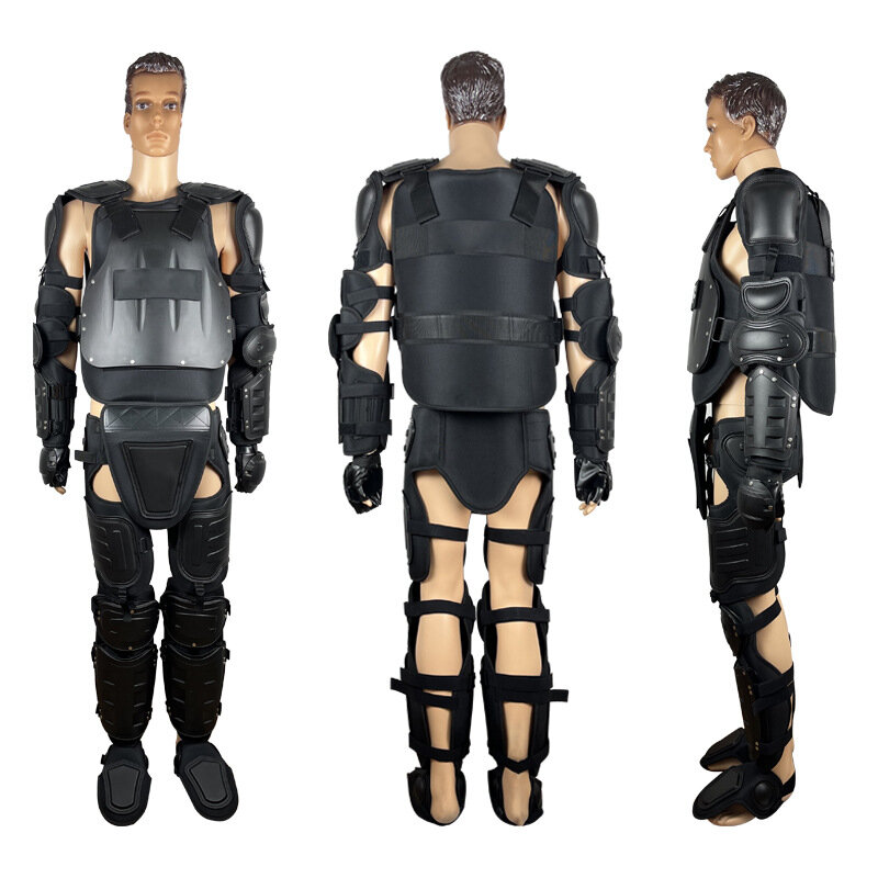Индивидуальные защитные детали, взрывозащищенное оборудование для защиты тела, черный Жесткий огнестойкий костюм для беспорядков