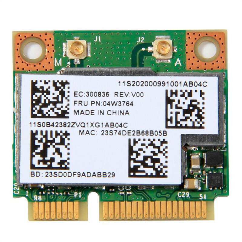 BCM943228HMB بطاقة واي فاي لاسلكية لينوفو B430 B490 B590 ثينك باد ايدج E130 E135 E330 E335 E530 E535 E430 X131e X140e 04W3764