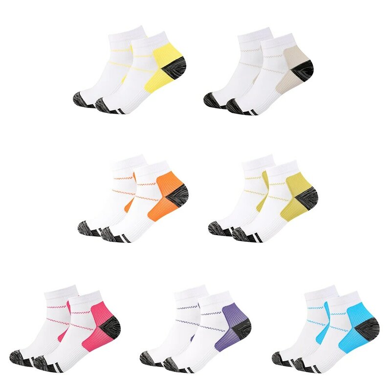 Fitness Socks Sports Socks Sweat-absorption Unisex Short Socks Breathable Foot Compression Socks For Running Fitness