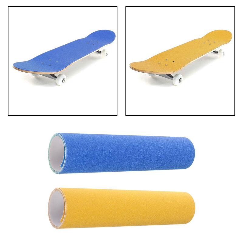 Tear Resistant Skate Grip Tape Sheets, Longboard Griptape para Treinamento Escadas Pedal, Lixa Profissional, DIY, 84x23cm