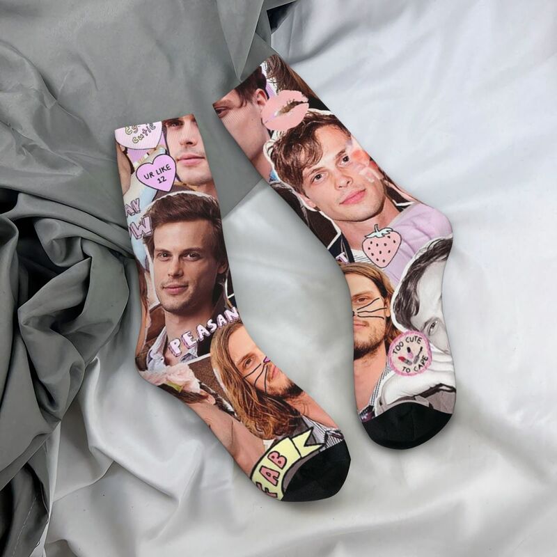 Matt grey Gubler Kawaii Collage calzini Harajuku calze assorbenti per il sudore calze lunghe per tutte le stagioni accessori per uomo donna