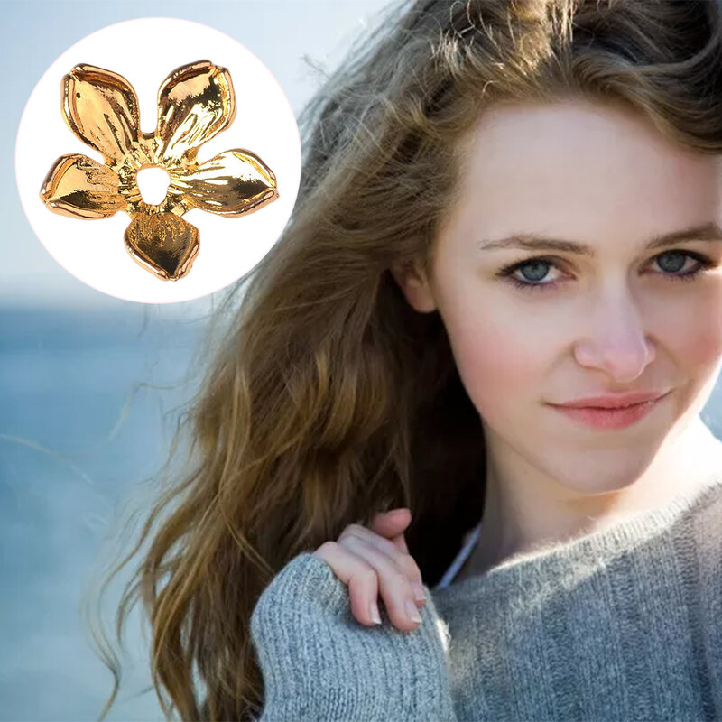 Tornante fiore fascia per capelli orecchino braccialetto creazione di gioielli trovare decorazione artigianale accessorio artigianale fatto a mano