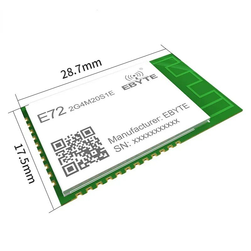 ZigBee-Módulo SoC inalámbrico CC2652P, multiprotocolo, 2,4 GHz, SMD, receptor transceptor, E72-2G4M20S1E de antena PCB, 20dBm