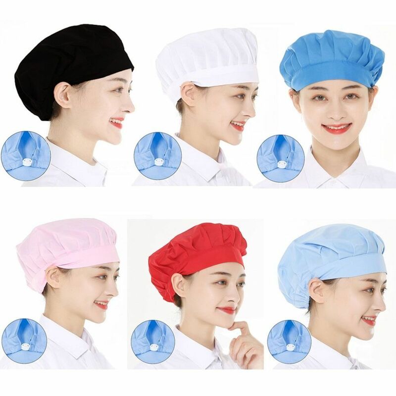 Hair Nets Work Hat Cook Accessories Mesh Smoke-proof Dust Chef Hat Breathable Work Wear Cooking Hygienic Cap Food Service