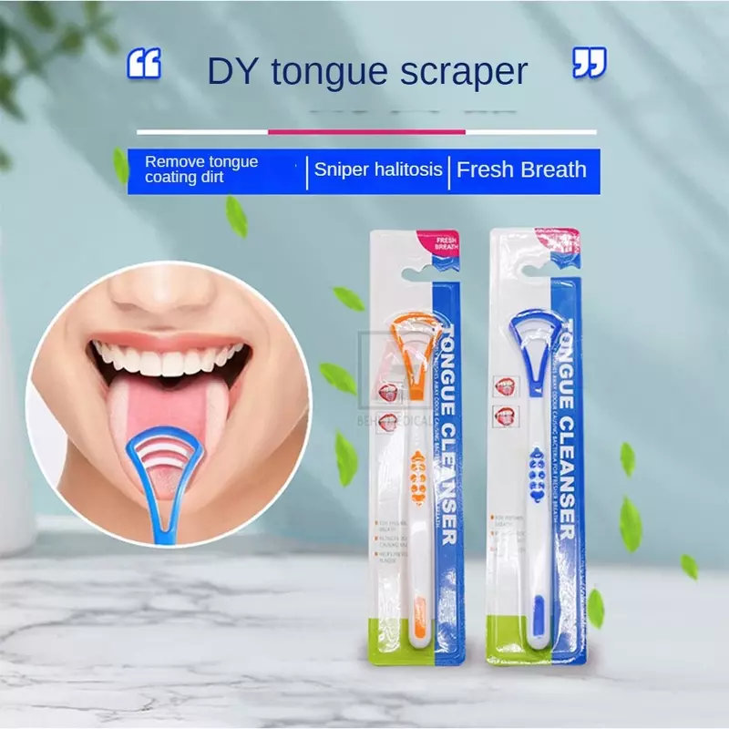 Raspador macio da língua do silicone, escova de limpeza superficial, líquido de limpeza oral, saúde fresca da respiração, 1pc