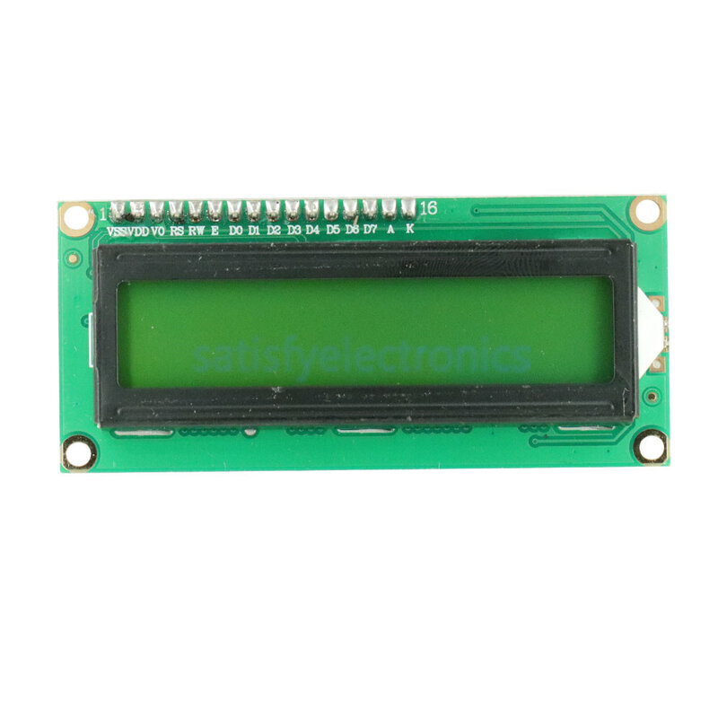 Arduino用アダプタープレート,液晶1602モジュール,黄色い画面,iic,i2c,lcd1602 i2c,1個