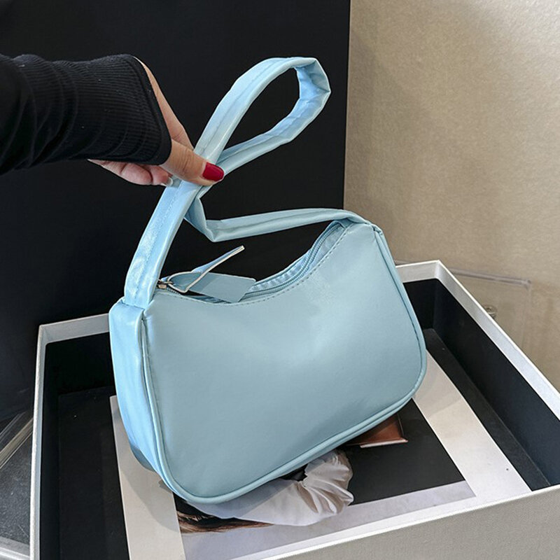 Women's Summer PU Shoulder Bag Waterproof Minimalist Fashionable Handbag For Daily Travel Party Single Shoulder Underarm Bag