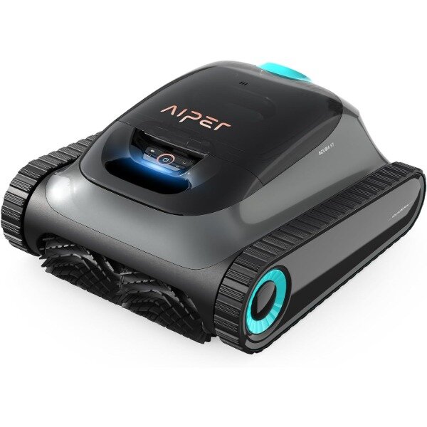 (2024 Upgrade) AIPER Scuba S1 Pool Vacuum for Inground Pools, Cordless Robotic Pool Cleaner, Wall and Waterline Cleaning