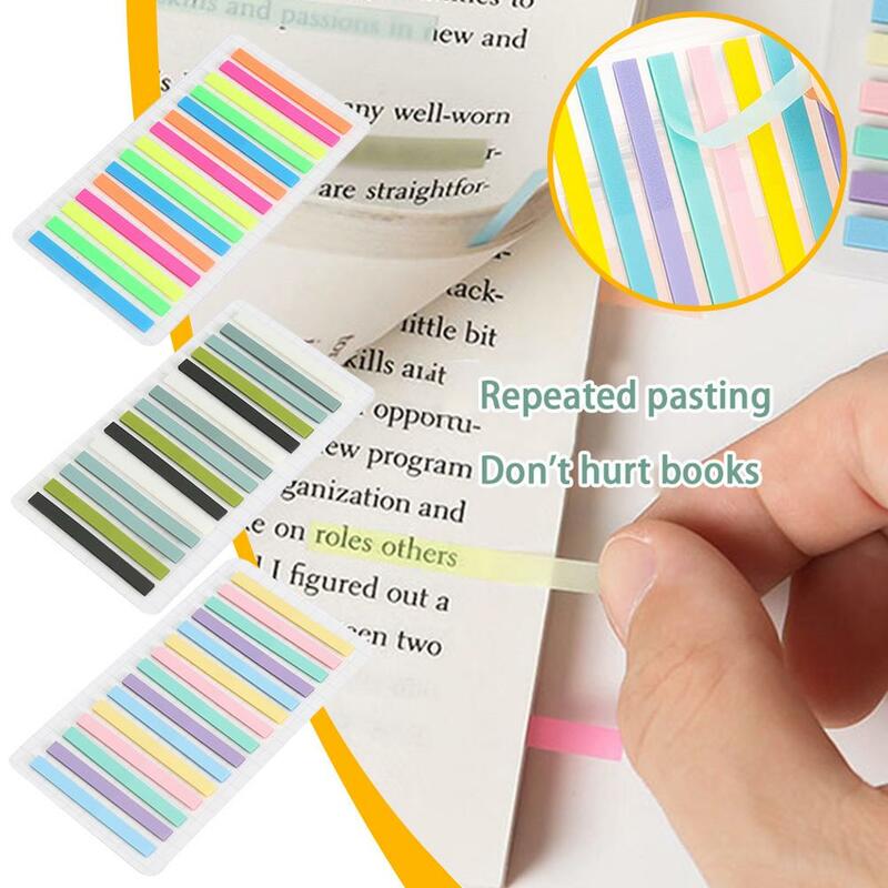 Bloc de notas Ultra fino de Color, notas adhesivas de papel, pegatinas de marcadores, papelería escolar Kawaii I3B8, 300 hojas