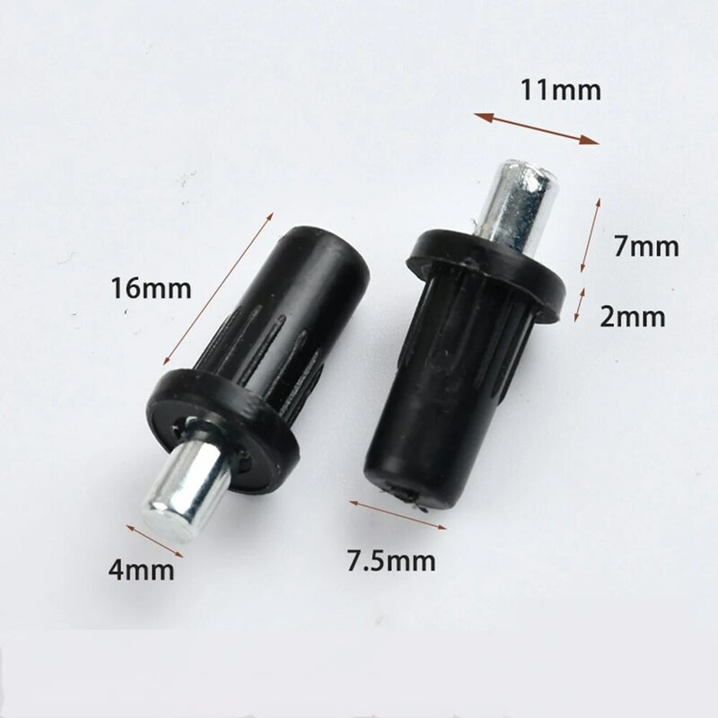 High Quality Practical Durable Spring Pins 10pcs Shutter Louver White 8cm Holes Black For Door For Opening 7cm