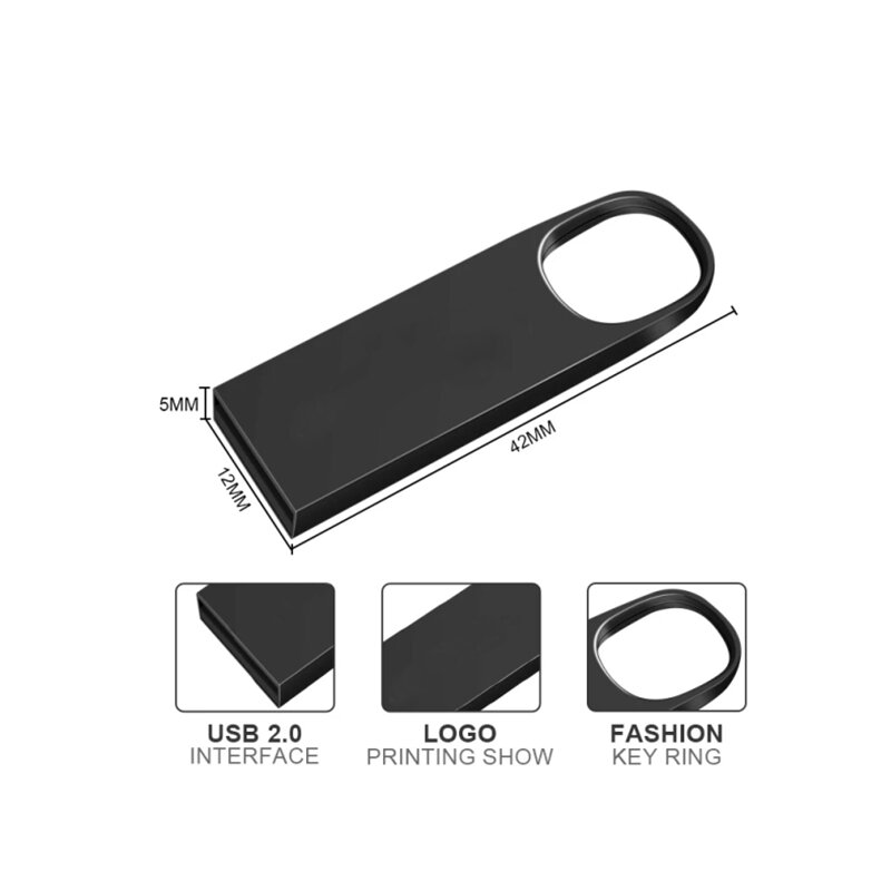 USB-флеш-накопитель в металлическом корпусе, 32-64 Гб