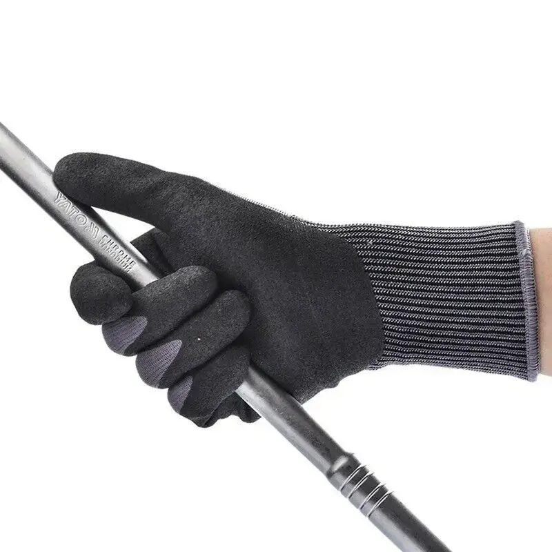 1 para Wonder Grip rękawice ochronne ogrodowe nylonowe nitrylowe powlekane rękawice robocze