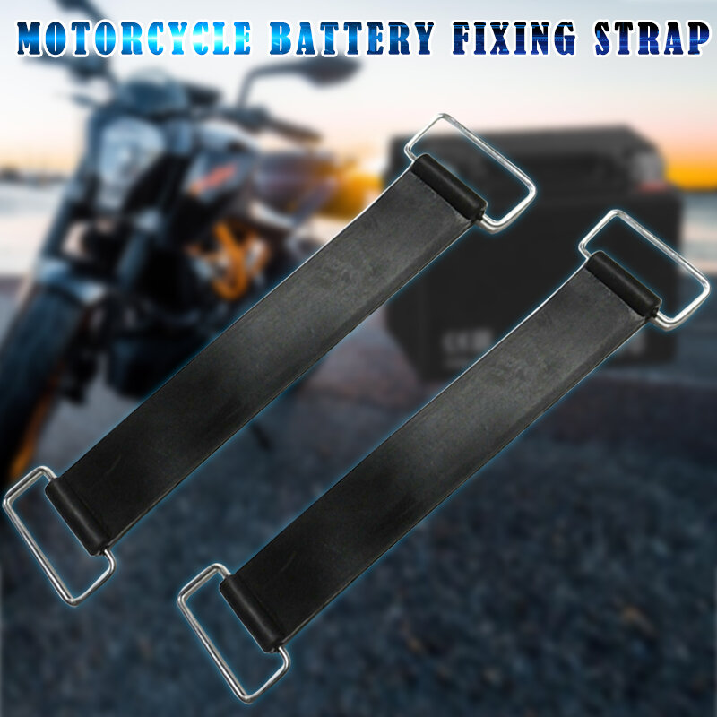 Bateria Rubber Band Strap para motocicleta, suporte fixo, cinto de bandagem elástica, acessórios elásticos, equipamentos