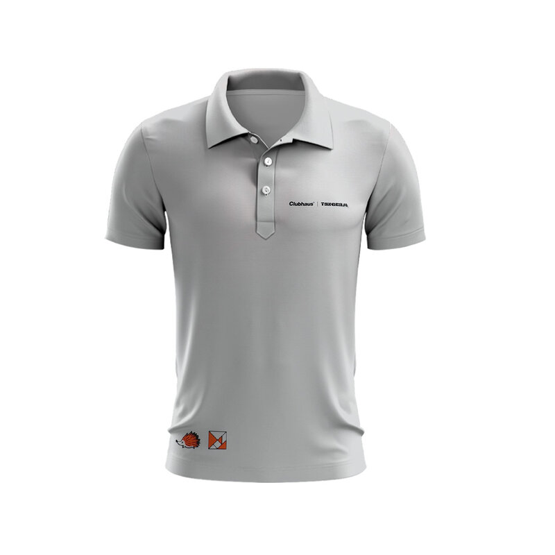 Men's Clothing Club Tangram Golf Sportswear Summer Golf Shirt Quick Dry Top Luxury Brand Short Sleeve Men's Clothing