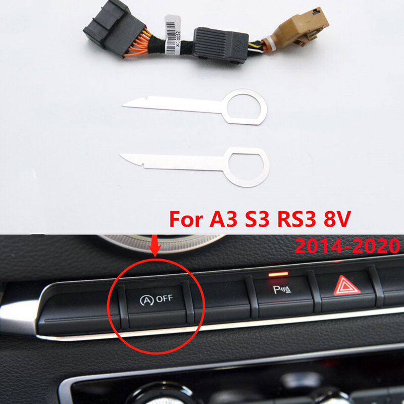 Sistema de arranque automático de parada de coche, Sensor de Control de dispositivo apagado para Audi A4 B9/A5 F5 /A3 8V/Q5 FY/Q3 8U F3/Q2 S4 S5 RS4 RS5