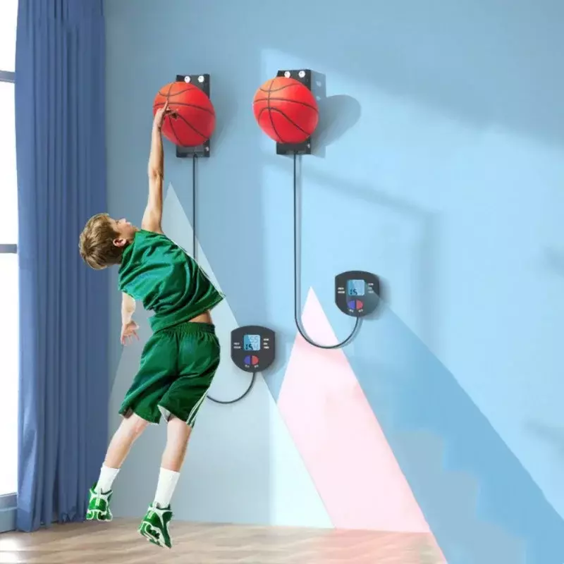 Dispositivo di allenamento per contatore di pallacanestro per bambini con salto alto ragazzi altezza Touch scarpe da ginnastica per saltare leggere regali creativi per bambini