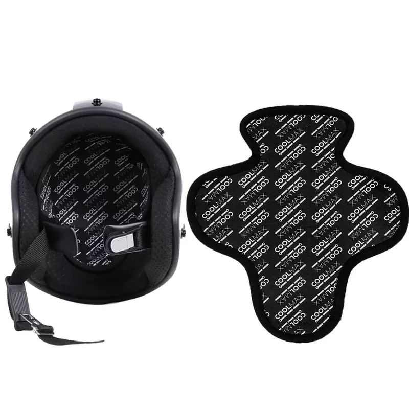 Respirável capacete da motocicleta inserção forro tampa almofada de secagem rápida suor wicking capacete isolamento forro almofada