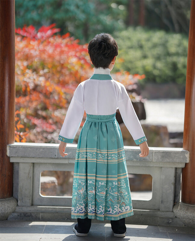 Hanfu-vestido tradicional chino para niños, traje Tang folclórico antiguo para bebé y niña, traje de baile, ropa de fiesta de año nuevo
