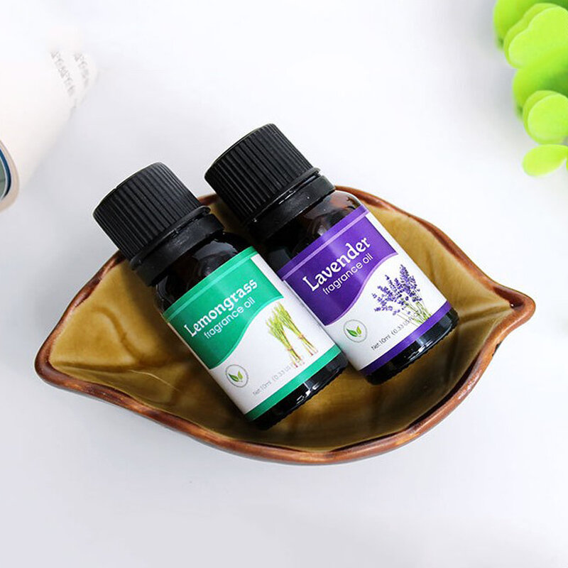 Minyak Esensial Aromaterapi Diffuser Minyak Larut Air Aromaterapi-Mawar, Lavender,Lemon, Peppermint, Serai, Cendana,