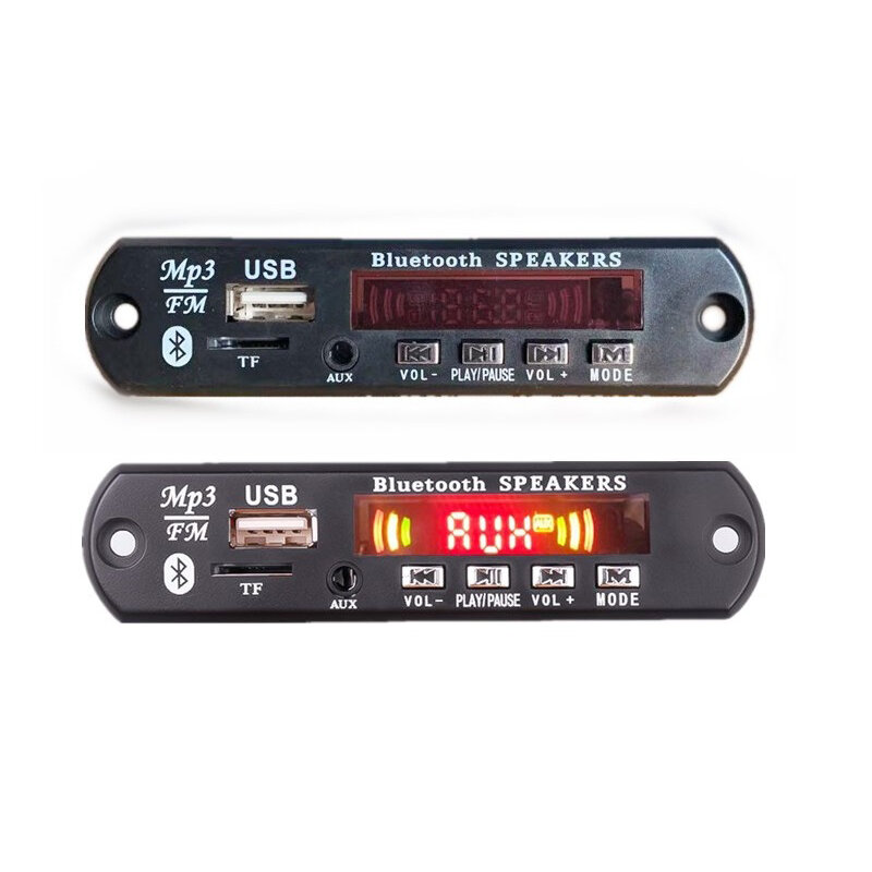 Car MP3 Player Decoder Boar 3.5 Mm AUX Audio Bluetooth 5.0 Color Screen  Bluetooth Receive  FM Radio TF Car Kit Supplies