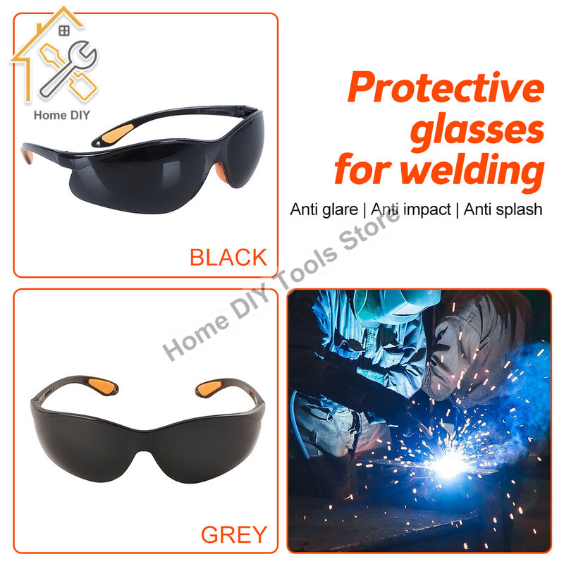 Occhiali per saldatura lenti per saldatura di sicurezza avvolgenti antigraffio protezione UV occhiali protettivi per la depilazione Laser