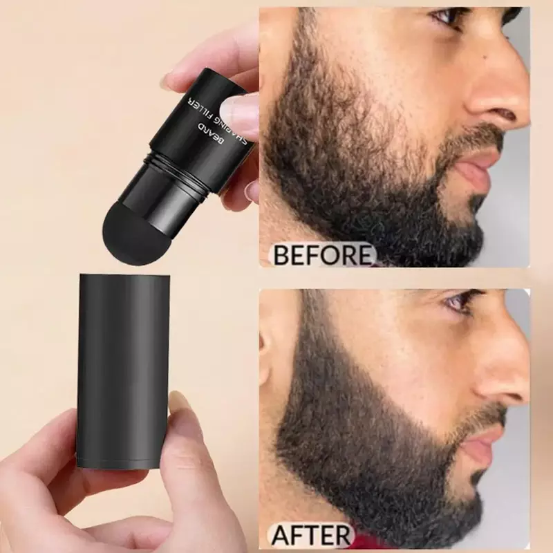 Beard Pen Beard Filler Pencil And Brush Beard Enhancer Lasting Repair Moustache Coloring Shaping Tools Hair Pencil Waterproof