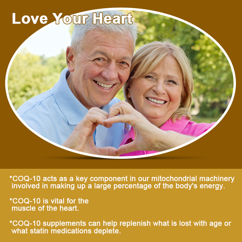 BEWORTHS-Antioxidante CO Energia Cápsulas, CoQ-10 Enzima Vitamina Comprimidos, 200mg