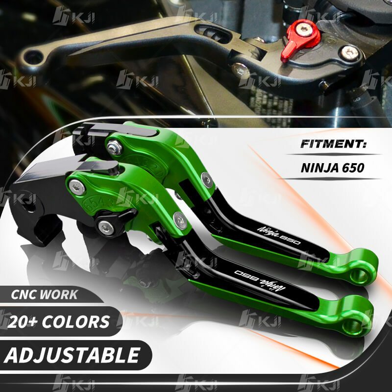 For Kawasaki Ninja650/Ninja 650R/ER6N/ER-6F/EX-6 Clutch Lever Brake Lever Set Adjustable Folding Handle Levers Accessories Part