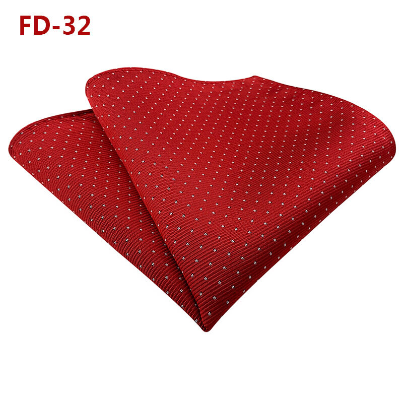 25*25cm Silk Feel Handkerchiefs Polyester Floral Pocket Square Hankies Chest Towel Formal Striped Wedding Hanky