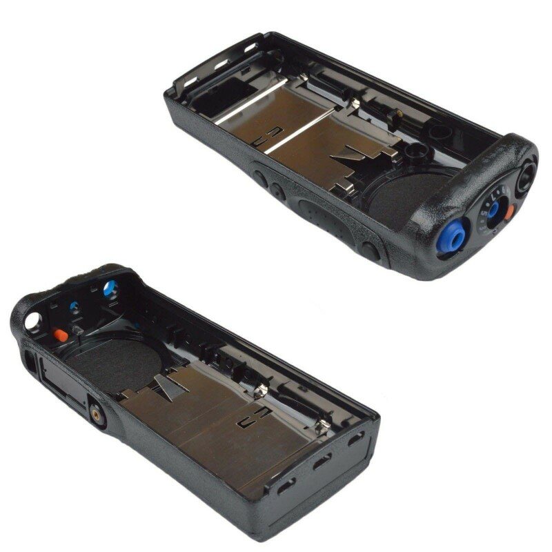 Multi-color walkie talkie reparação substituição frente habitação caso capa kit para gp328 gp340 ht750 pro5150 rádio em dois sentidos