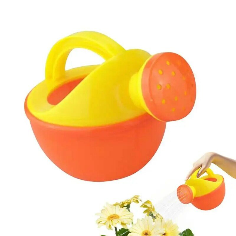 Watering Can Toy Baby Bath Toy Colorful Plastic Watering Pot Beach Toy Random Color Play Sand Shower Toy For Children Kids Gift