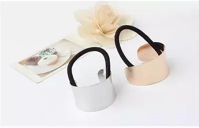 1PC Fashion Sexy Women Glossy Lady Leaf Hair Band Rope Headband Elastic Ponytail Holder Party Vacation Hairband Hair Accessories
