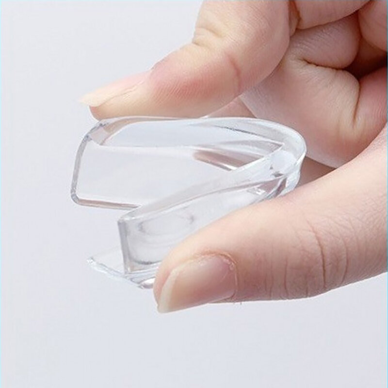 Juste de protection transparente en silicone pour coin de table de bébé, sécurité pour enfants, protection de bureau, coussin anti-collision, 1 pièce, 10 pièces