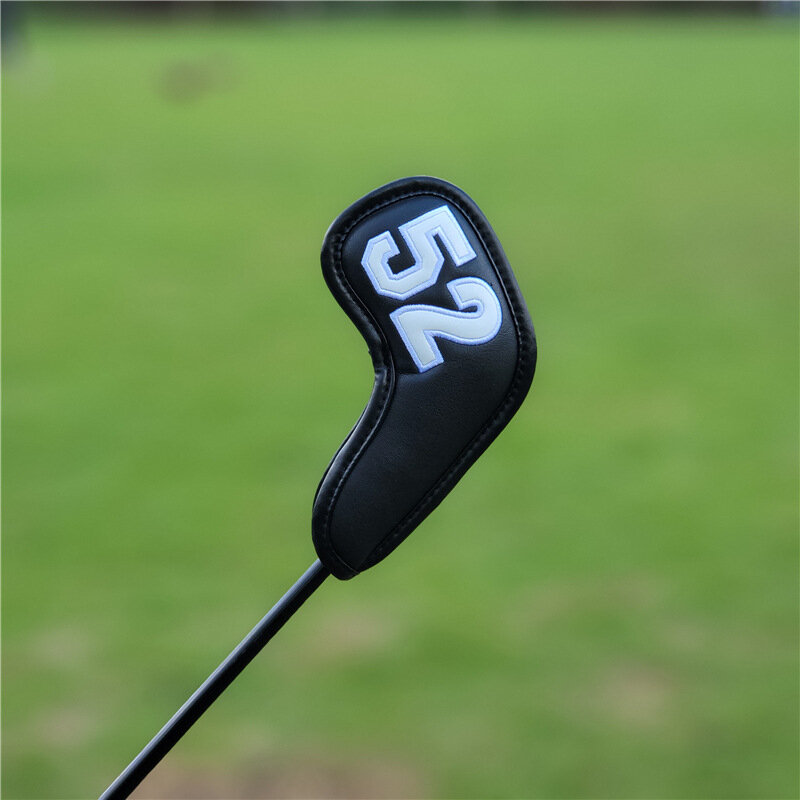 Hebilla magnética para hierros de golf, cubierta impermeable de cuero PU, 48, 50, 52, 54, 56, 58, 60 cuñas, accesorios para deportes al aire libre, novedad