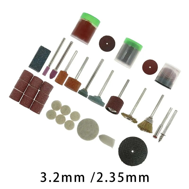 105Pcs Electric Grinder Drill Accessories Portable Grinder Set for Craft Projects Cutting Polishing DIY Work Engraving