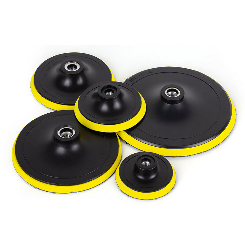 3/4/5/6/7" Inches Electric Grinding Disc Tray Sprocket Wheel Polishing Disk Sticky Adhesive Sandpaper Chuck Grinder Suction Cup